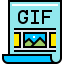 Gif file icon 64x64