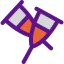 Crutches icon 64x64
