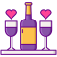 Romantic dinner Symbol 64x64