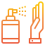 Cleaning spray icon 64x64