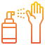 Cleaning spray icon 64x64