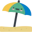 Beach umbrella Ikona 64x64