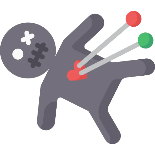 Voodoo doll icon