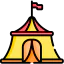 Circus tent icon 64x64