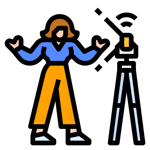 Live streaming icon