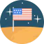 United states of america icon 64x64