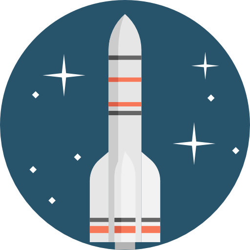 Rocket ship icon