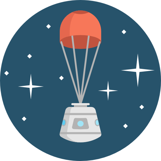 Space capsule icon