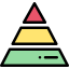 Pyramid chart ícono 64x64