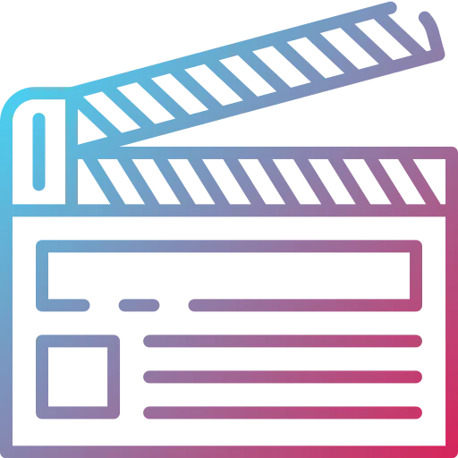 Clapperboard icon