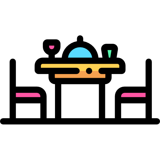 Dinner table icon