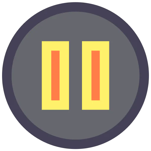 Pause button biểu tượng