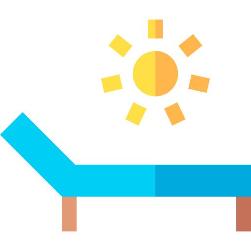 Sunbathing icon