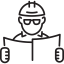Architect with Helmet アイコン 64x64