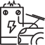 Car Battery Charging Symbol 64x64
