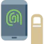 Fingerprint scan icon 64x64
