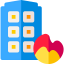 House on fire icon 64x64