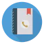 Telephone directory icon 64x64