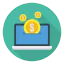 Online payment icon 64x64