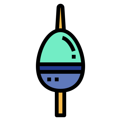Fishing float icon