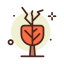 Autumn tree icon 64x64