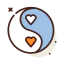 Ying yang icon 64x64
