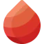 Blood drop icon 64x64