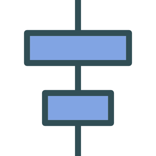 Horizontal alignment icon