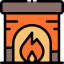 Fireplace icon 64x64