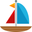 Sailing boat icon 64x64