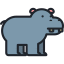 Hippopotamus icon 64x64