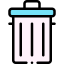 Garbage bin ícono 64x64
