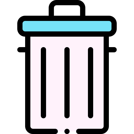 Garbage bin icon