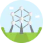 Atomium biểu tượng 64x64