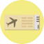 Plane ticket icône 64x64
