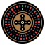 Roulette wheel icon 64x64