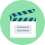 Clapperboard ícono 64x64