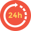 24 hours icon 64x64