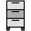Chest of drawers icon 64x64
