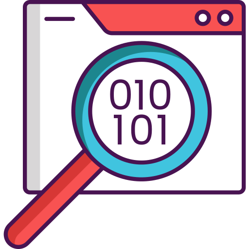 Binary code icône