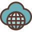 Cloud computing icon 64x64