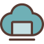 Cloud computing icon 64x64