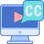 Скрытые субтитры иконка 64x64