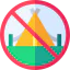 No camping іконка 64x64