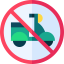 No motorcycles icon 64x64