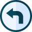 Turn left іконка 64x64