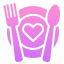 Romantic dinner Symbol 64x64