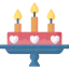 Birthday cake icon 64x64