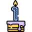 Birthday cake icon 64x64