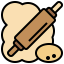 Dough rolling icon 64x64